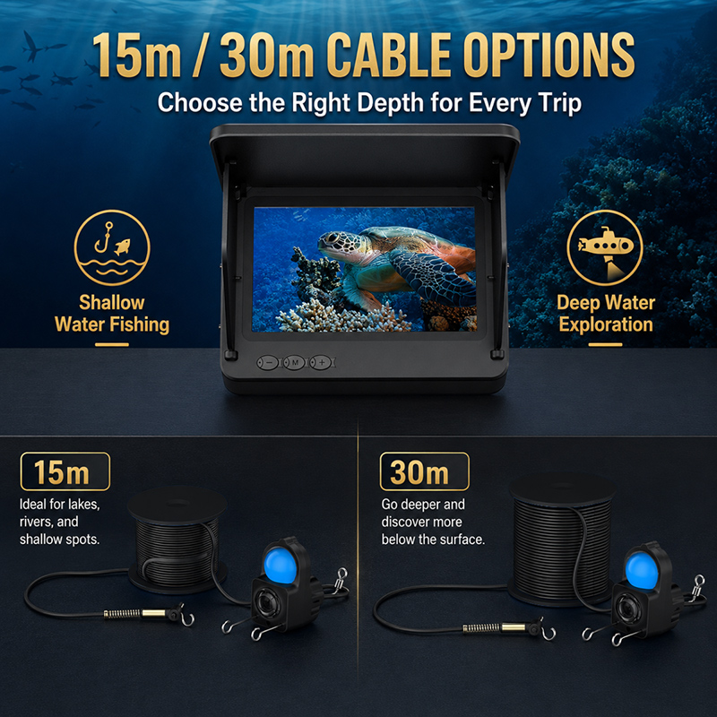 Fish Finder Underwater Camera  - Fishing Depth Finder ulasan dan harga