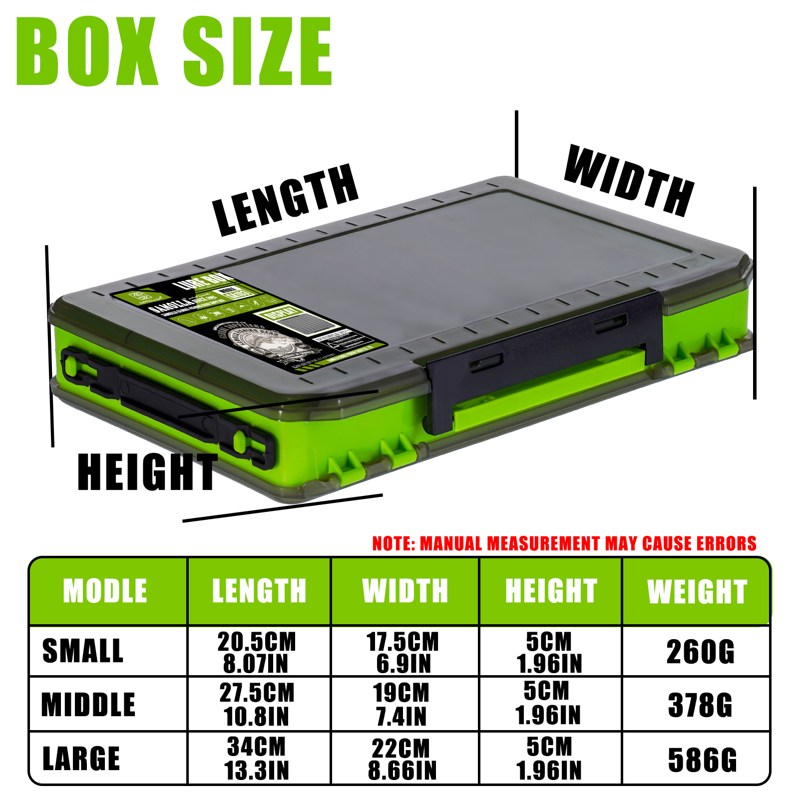 Double Sided Lure Baits Box Fi - Fish Finder Case ulasan dan harga
