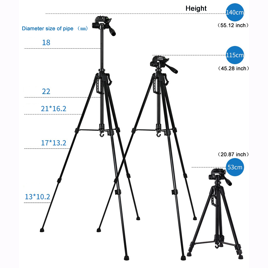 55inch Universal Tripod Stand  - Fishing Camera ulasan dan harga